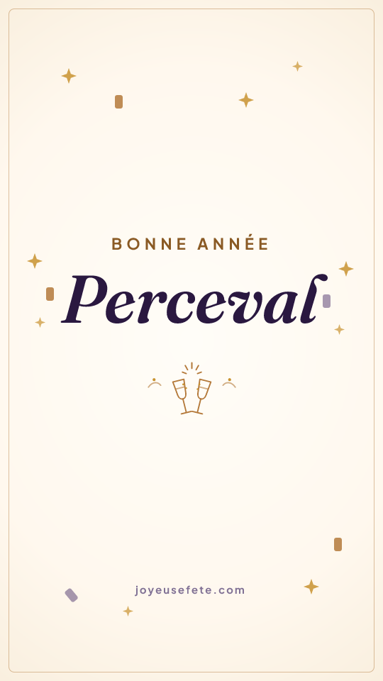 Image « Bonne année Perceval » au format story