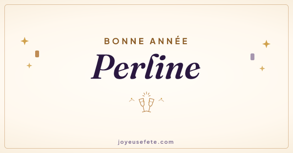 Image « Bonne année Perline » au format large