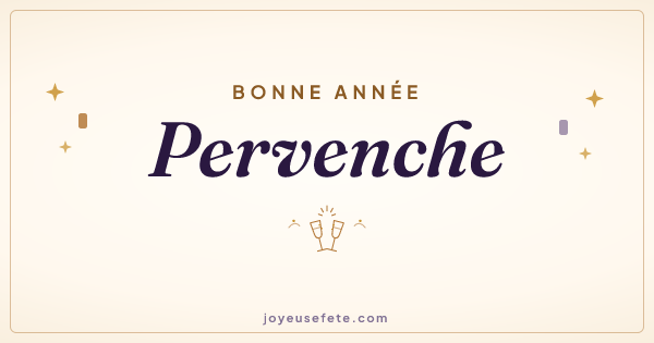 Image « Bonne année Pervenche » au format large
