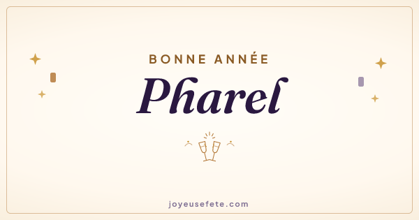 Image « Bonne année Pharel » au format large