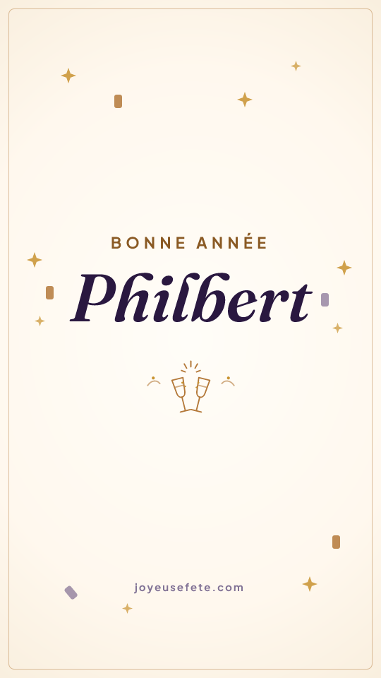 Image « Bonne année Philbert » au format story