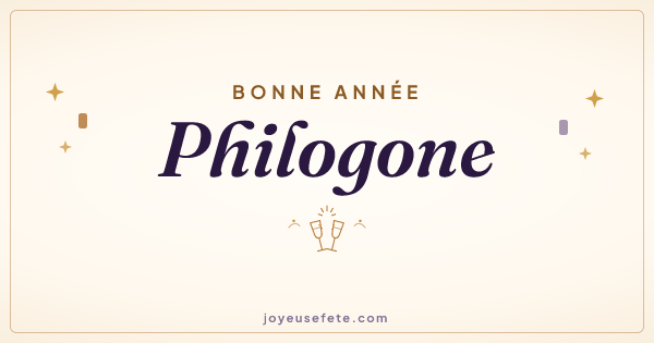 Image « Bonne année Philogone » au format large