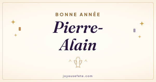 Image « Bonne année Pierre-Alain » au format large