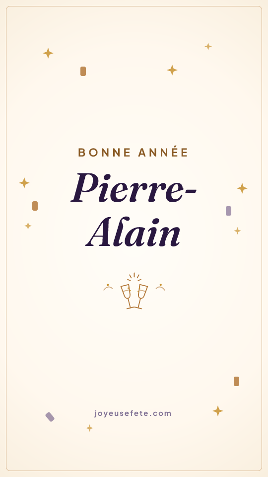 Image « Bonne année Pierre-Alain » au format story