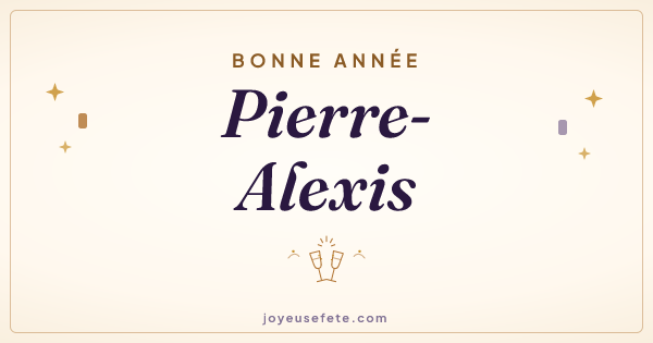 Image « Bonne année Pierre-Alexis » au format large