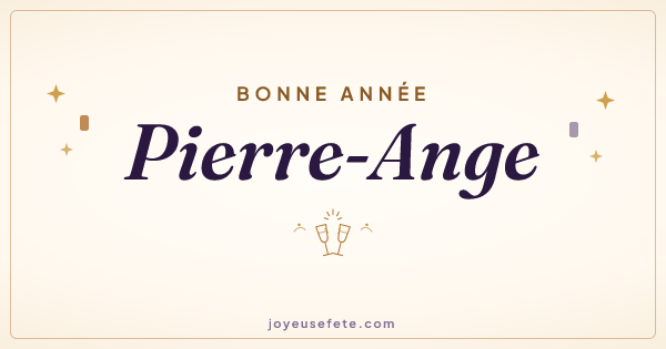 Image « Bonne année Pierre-Ange » au format large