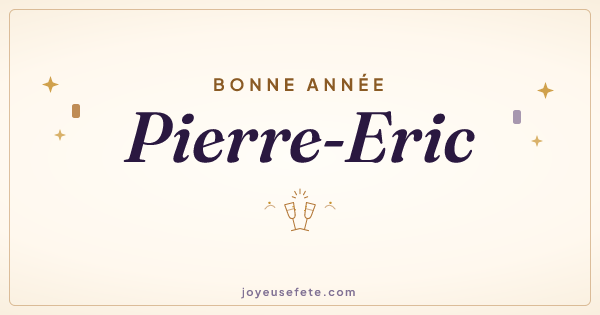 Image « Bonne année Pierre-Eric » au format large