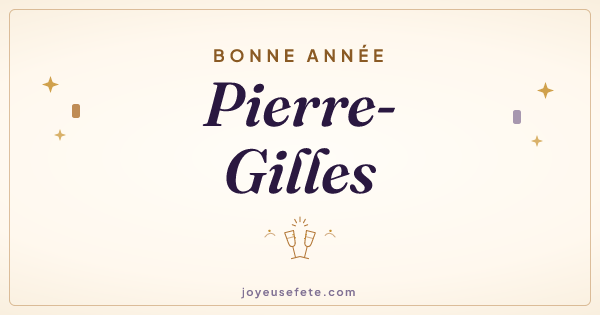Image « Bonne année Pierre-Gilles » au format large