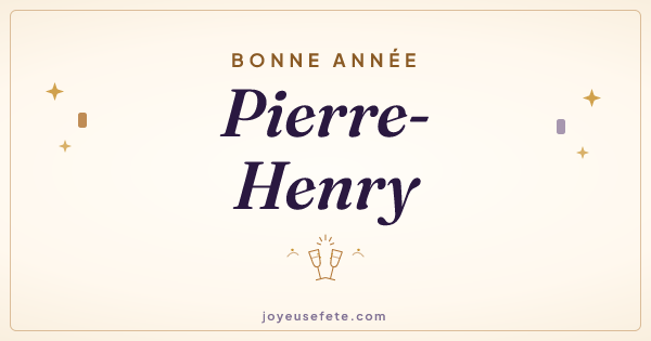 Image « Bonne année Pierre-Henry » au format large