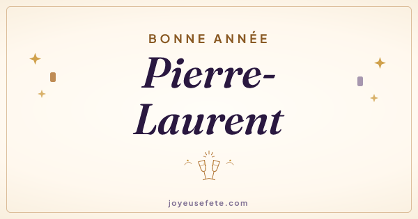 Image « Bonne année Pierre-Laurent » au format large