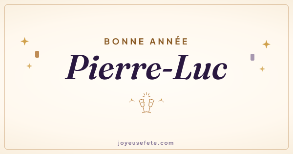 Image « Bonne année Pierre-Luc » au format large