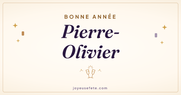 Image « Bonne année Pierre-Olivier » au format large