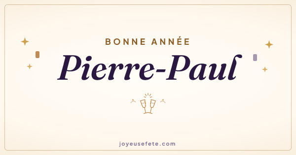 Image « Bonne année Pierre-Paul » au format large