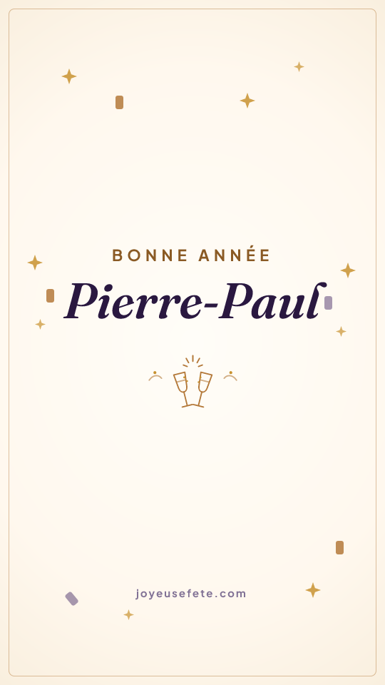 Image « Bonne année Pierre-Paul » au format story