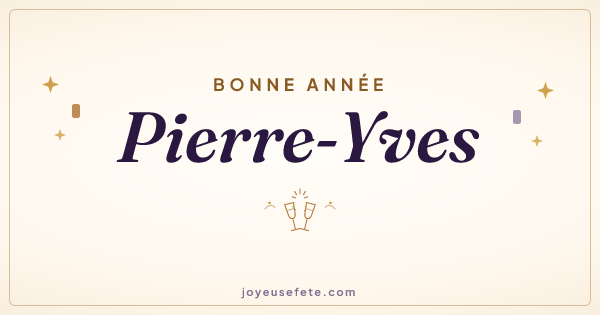 Image « Bonne année Pierre-Yves » au format large