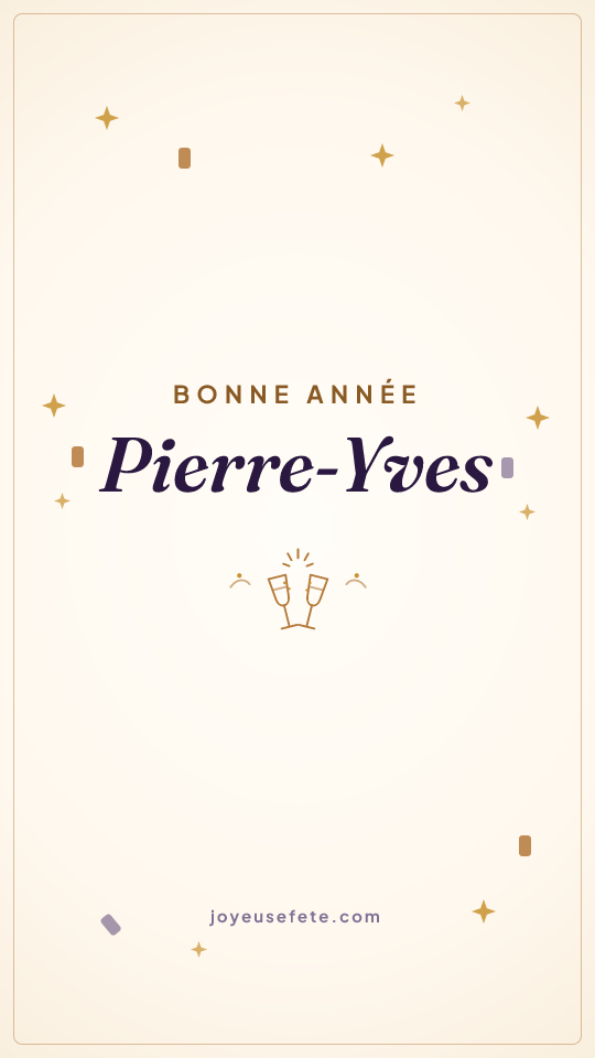 Image « Bonne année Pierre-Yves » au format story
