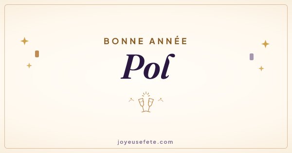 Image « Bonne année Pol » au format large