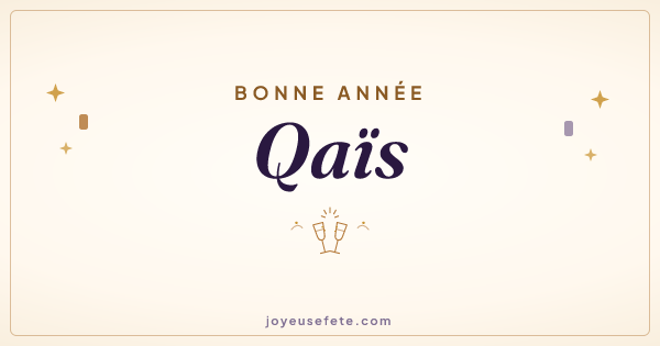Image « Bonne année Qaïs » au format large