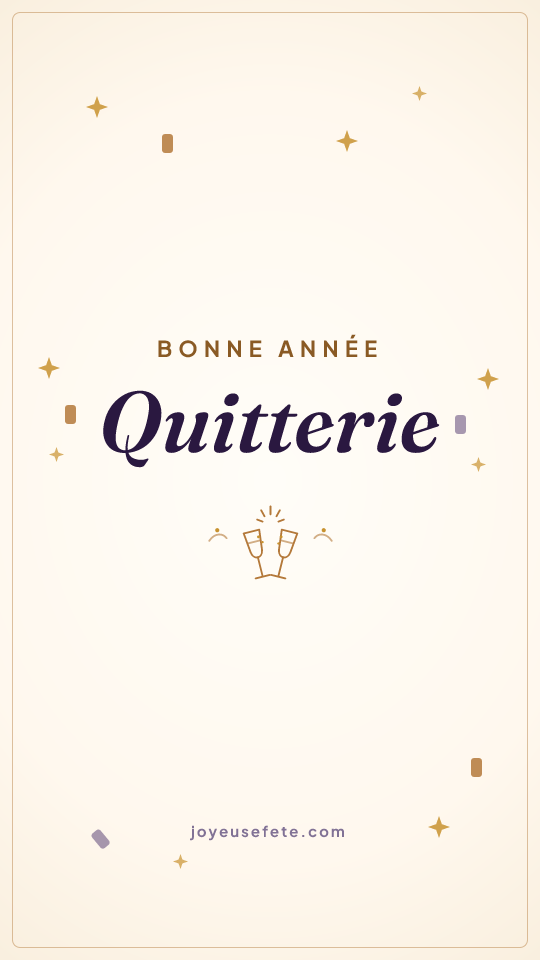 Image « Bonne année Quitterie » au format story