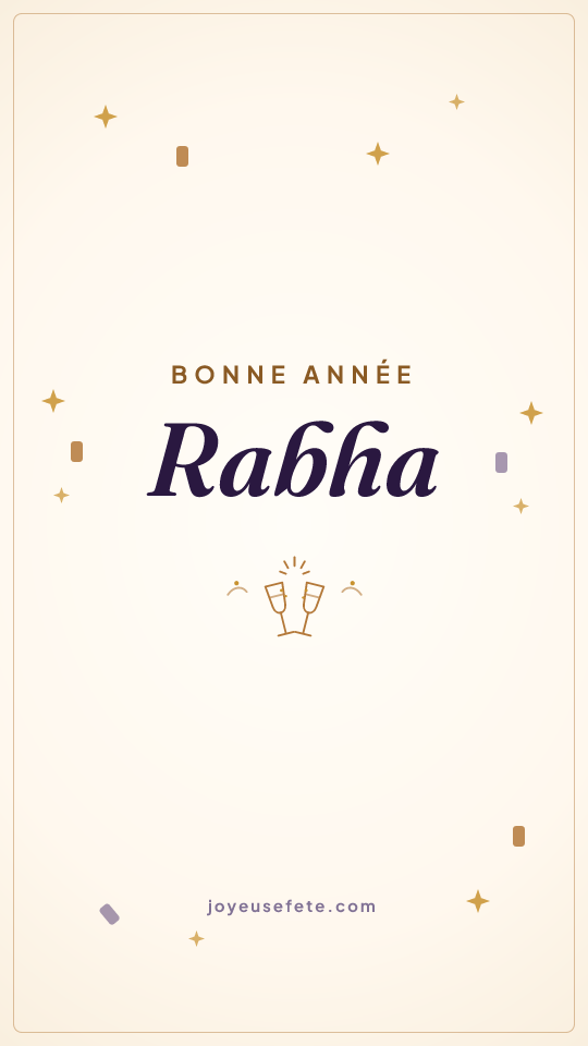 Image « Bonne année Rabha » au format story