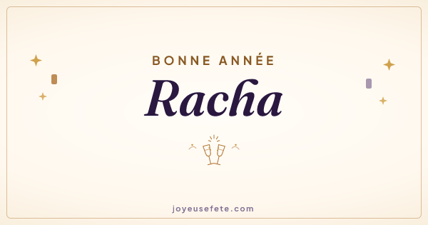 Image « Bonne année Racha » au format large