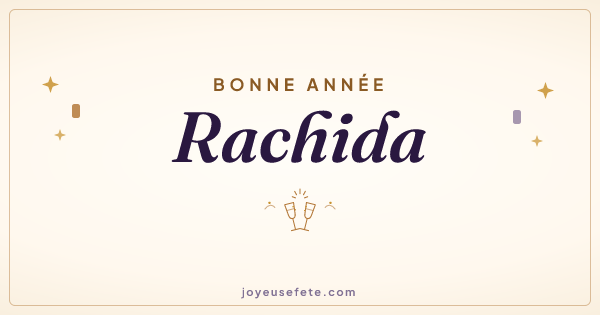 Image « Bonne année Rachida » au format large