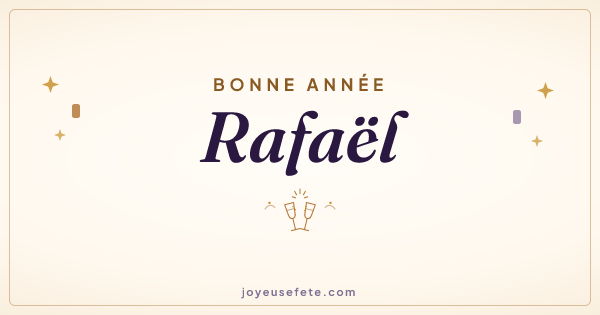 Image « Bonne année Rafaël » au format large