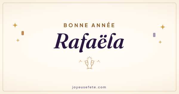 Image « Bonne année Rafaëla » au format large