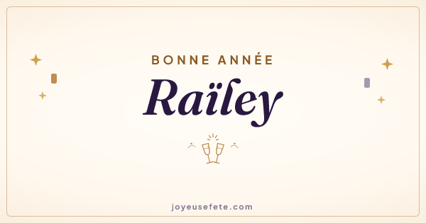 Image « Bonne année Raïley » au format large
