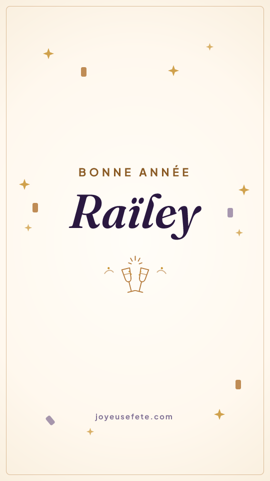 Image « Bonne année Raïley » au format story