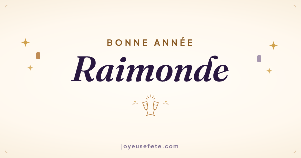 Image « Bonne année Raimonde » au format large