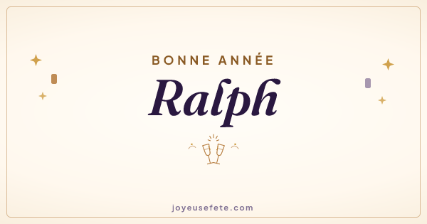 Image « Bonne année Ralph » au format large