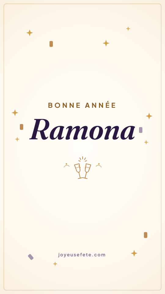 Image « Bonne année Ramona » au format story