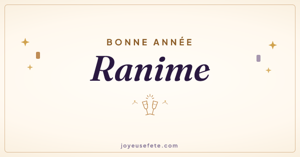 Image « Bonne année Ranime » au format large