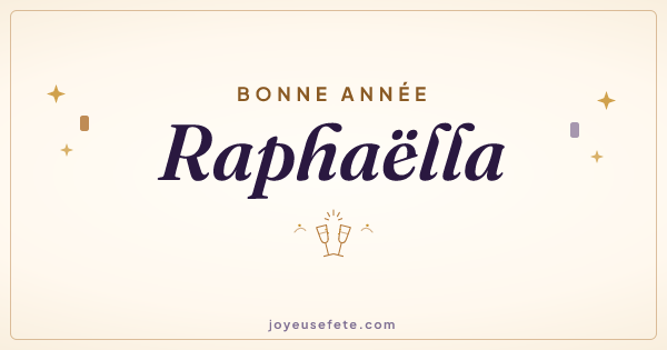 Image « Bonne année Raphaëlla » au format large