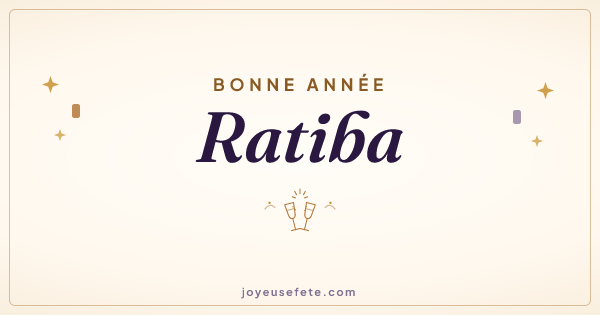 Image « Bonne année Ratiba » au format large
