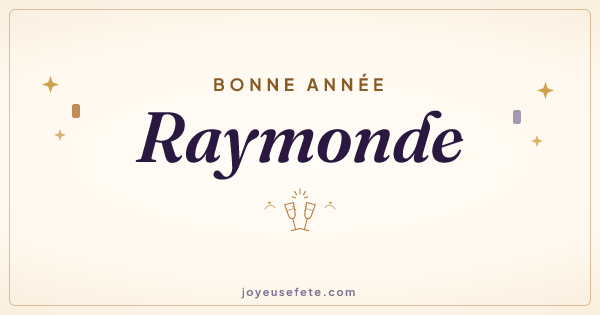 Image « Bonne année Raymonde » au format large