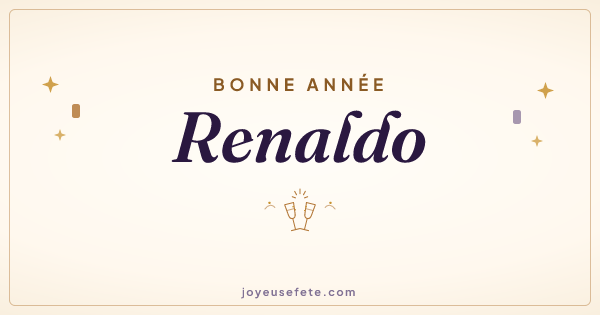 Image « Bonne année Renaldo » au format large