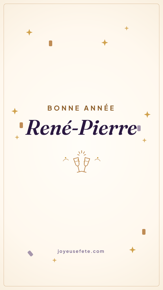 Image « Bonne année René-Pierre » au format story
