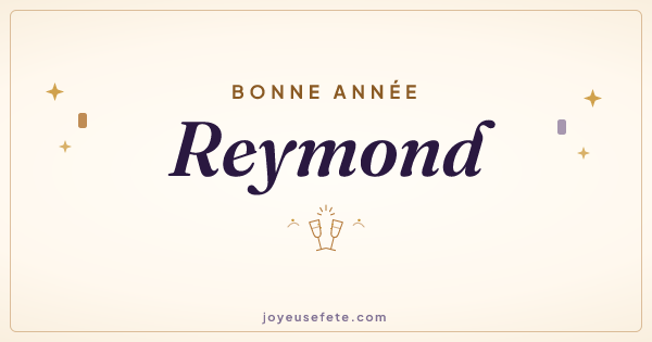 Image « Bonne année Reymond » au format large