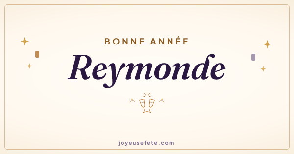 Image « Bonne année Reymonde » au format large