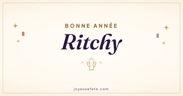 Image « Bonne année Ritchy » au format large