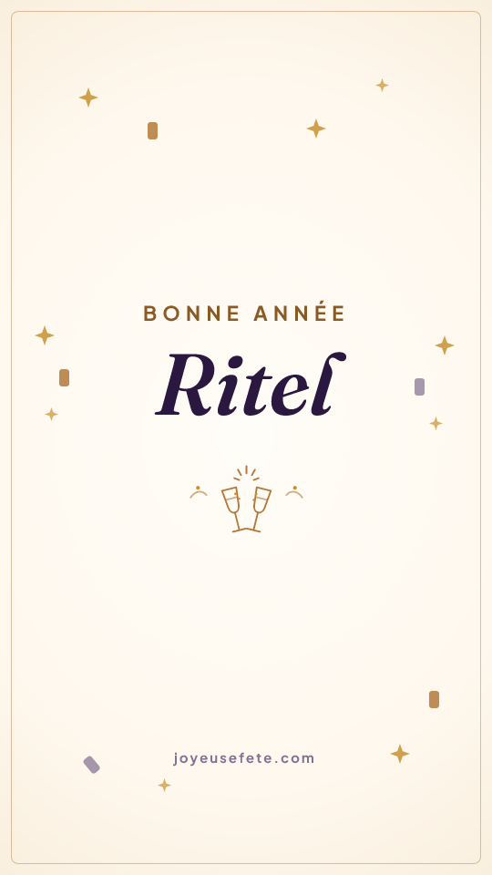 Image « Bonne année Ritel » au format story
