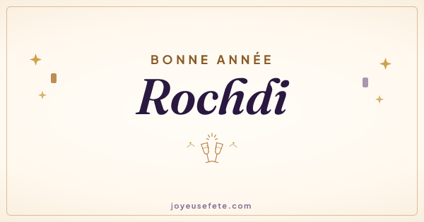 Image « Bonne année Rochdi » au format large