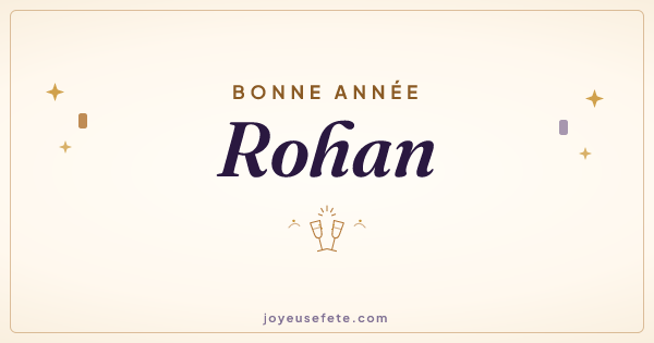 Image « Bonne année Rohan » au format large