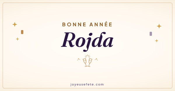 Image « Bonne année Rojda » au format large