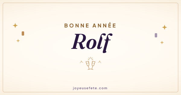 Image « Bonne année Rolf » au format large