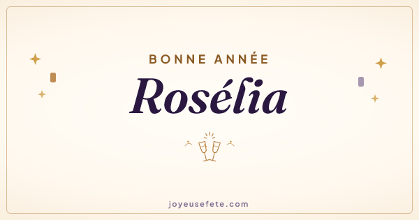 Image « Bonne année Rosélia » au format large