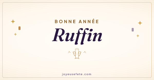 Image « Bonne année Ruffin » au format large