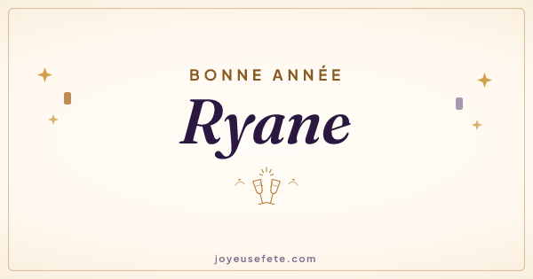 Image « Bonne année Ryane » au format large